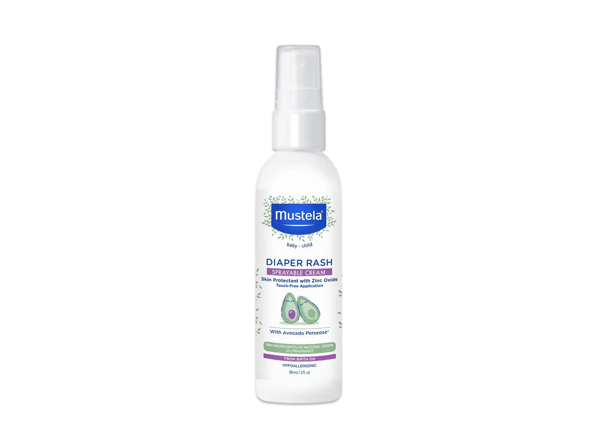 Diaper rash sprayable cream